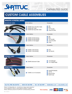 Custom Cable Assemblies